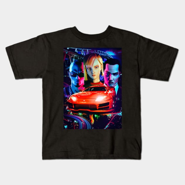 Midnight Club 2 Kids T-Shirt by syanart